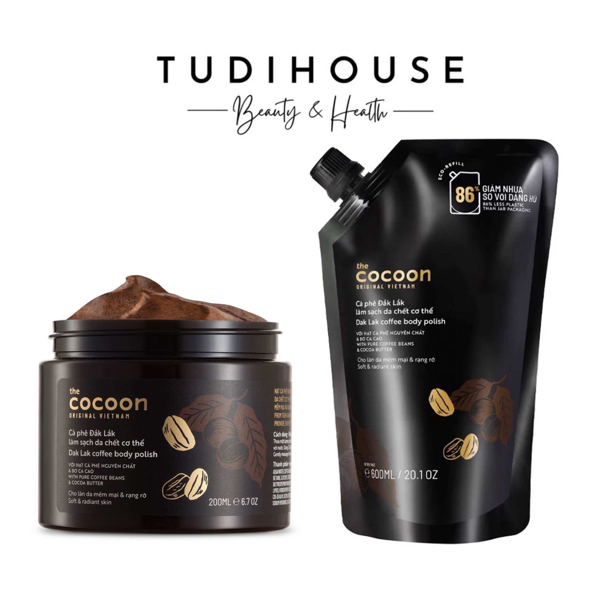 Tẩy da chết toàn thân Cocoon Cà phê Đắk Lắk