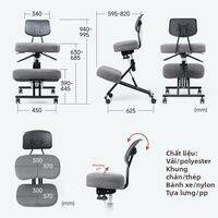 Sanwa Supply | Ghế Quỳ Điều Chỉnh Tư Thế Ergonomic