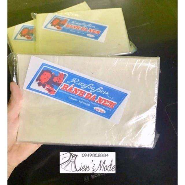 bánh đa cuộn nem ăn sống