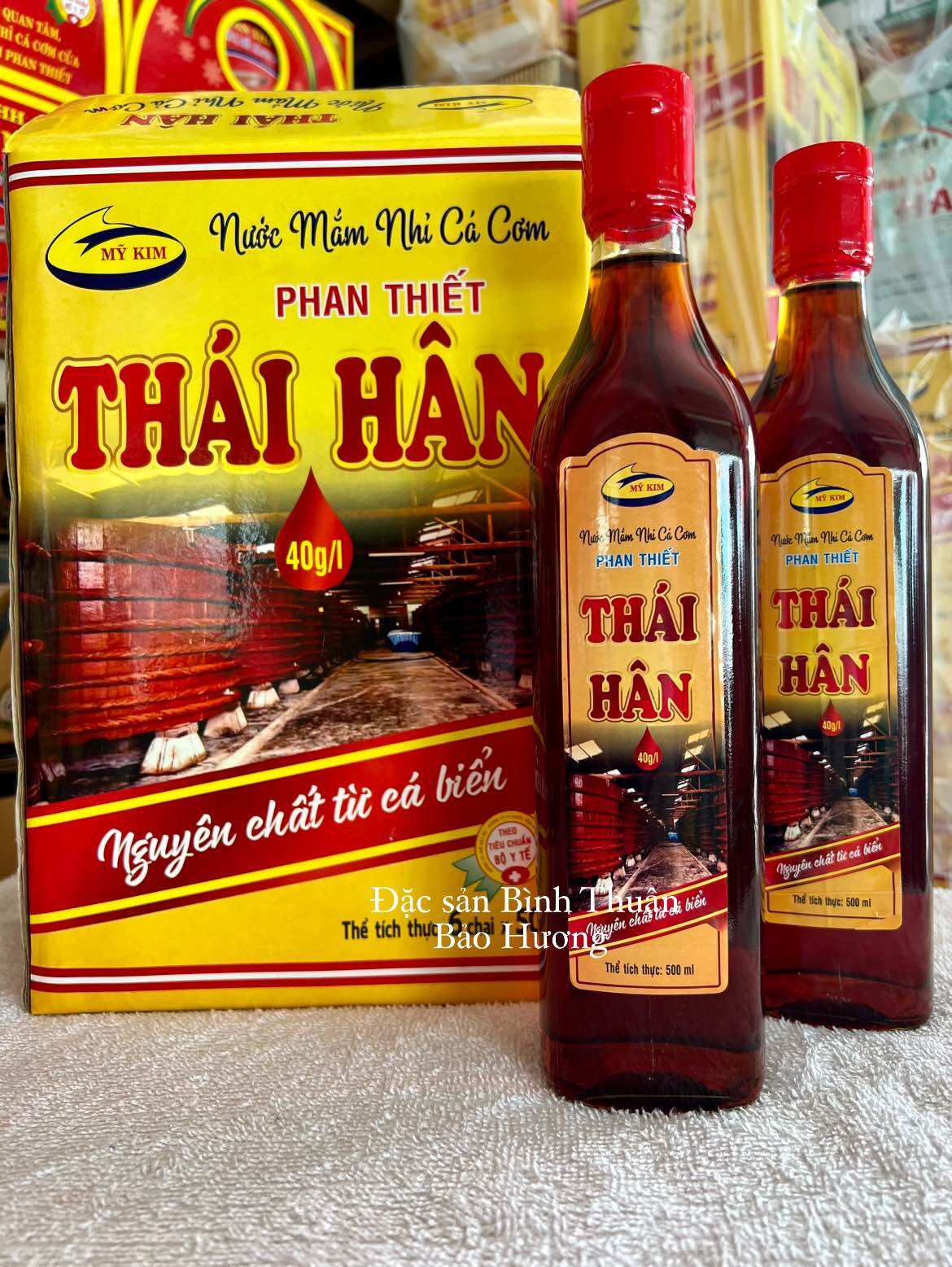 Nước mắm thái hân - phan thiết, thùng 6 chai x 500 ml