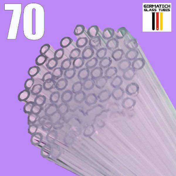 ống hút thủy tinh combo 70 trắg