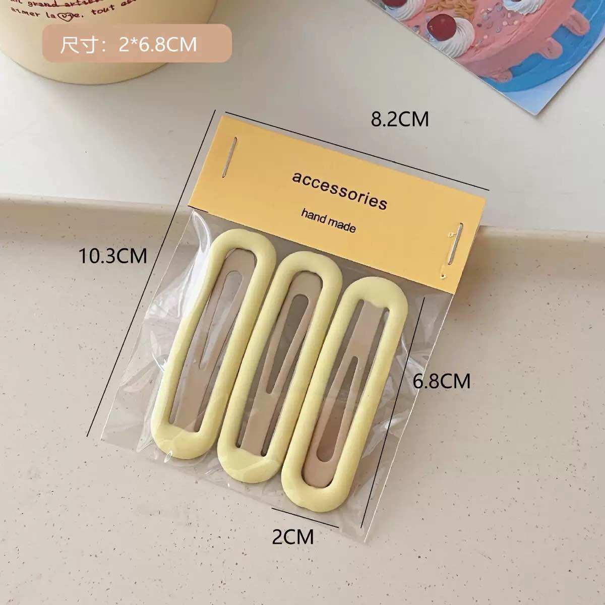 Kẹp Tóc Nữ Đơn Giản Cặp tóc mái màu sắc