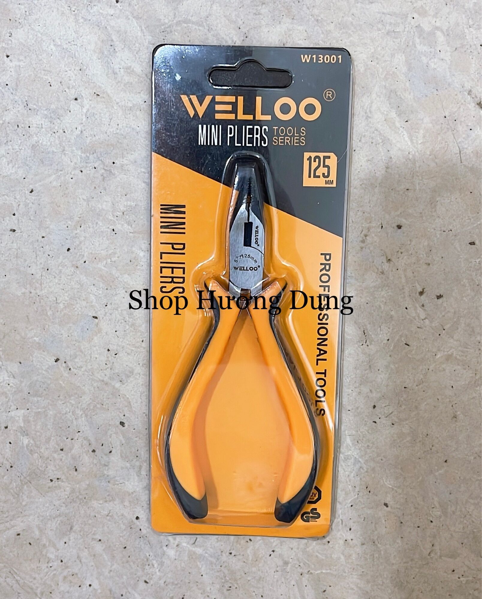 Kìm điện kìm cắt kìm nhọn mini 5” Welloo