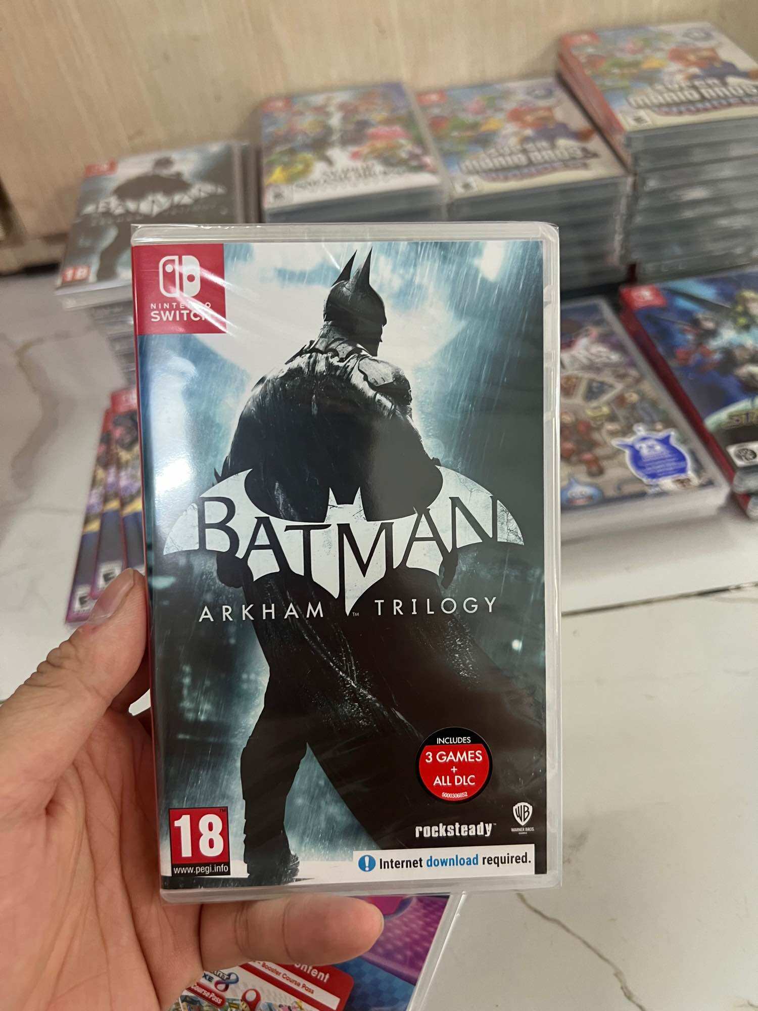 Băng chơi game Nintendo Switch: Batman Arkham Trilogy