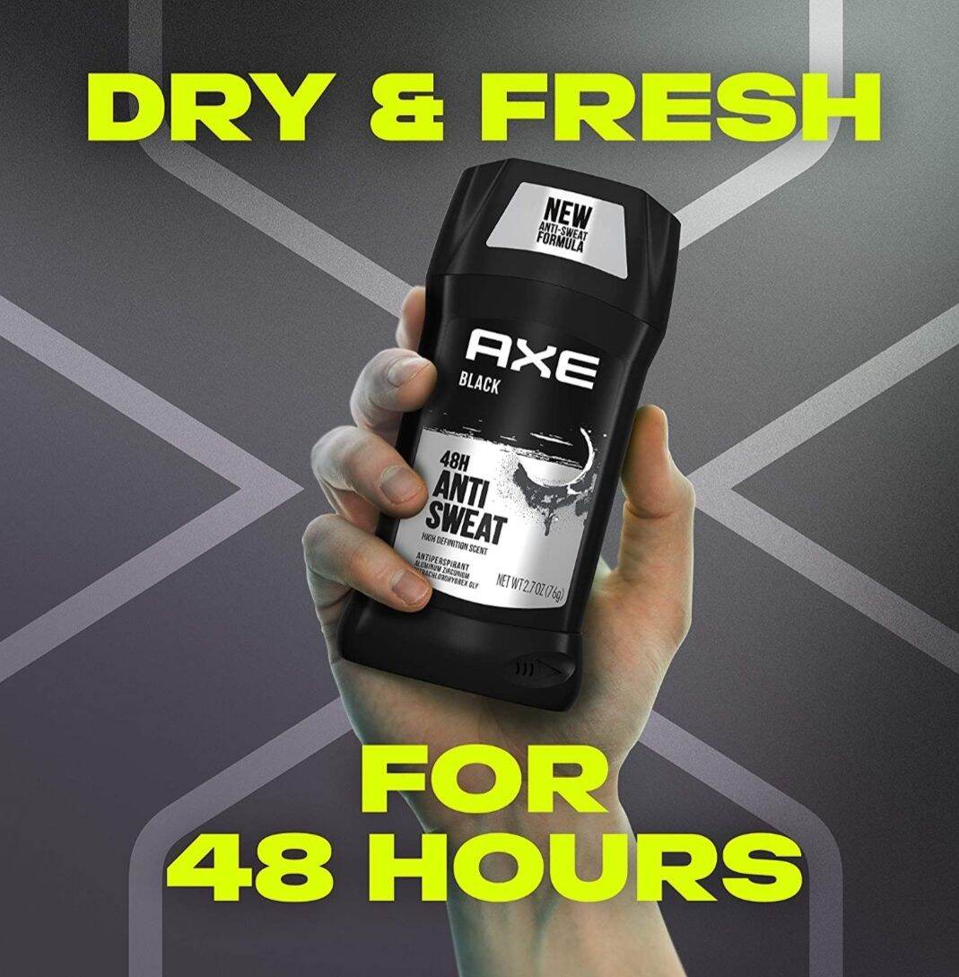 Lăn khử mùi axe black anti sweat - hàng mỹ