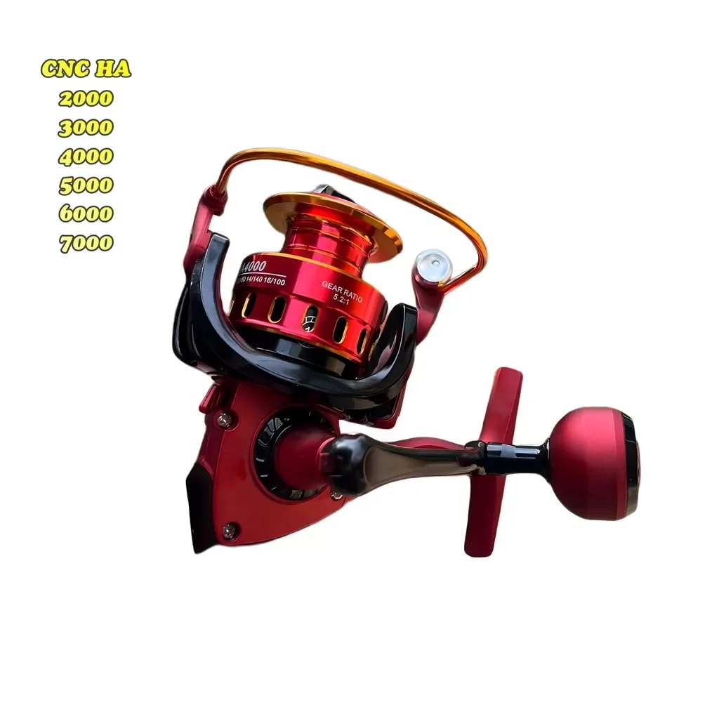 Máy câu cnc ha kim loại tay quay độ tải cá siêu khỏe size 2000 đến 7000