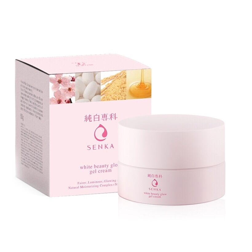 Senka white beauty glow gel cream