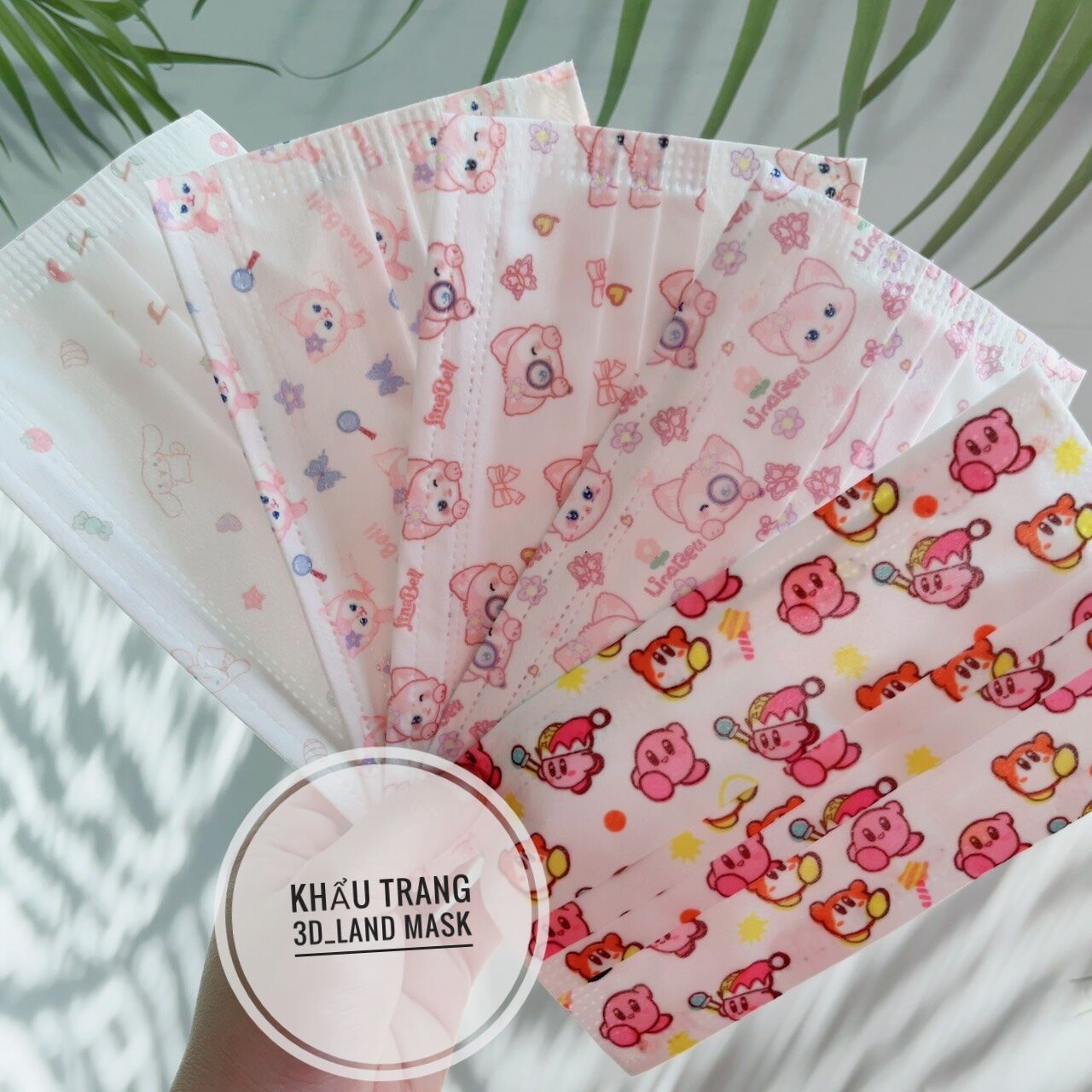 (Combo 10/50Cái) Khẩu Trang Y Tế Hoạ Tiết Siêu Dễ Thương Dành Cho Người Lớn