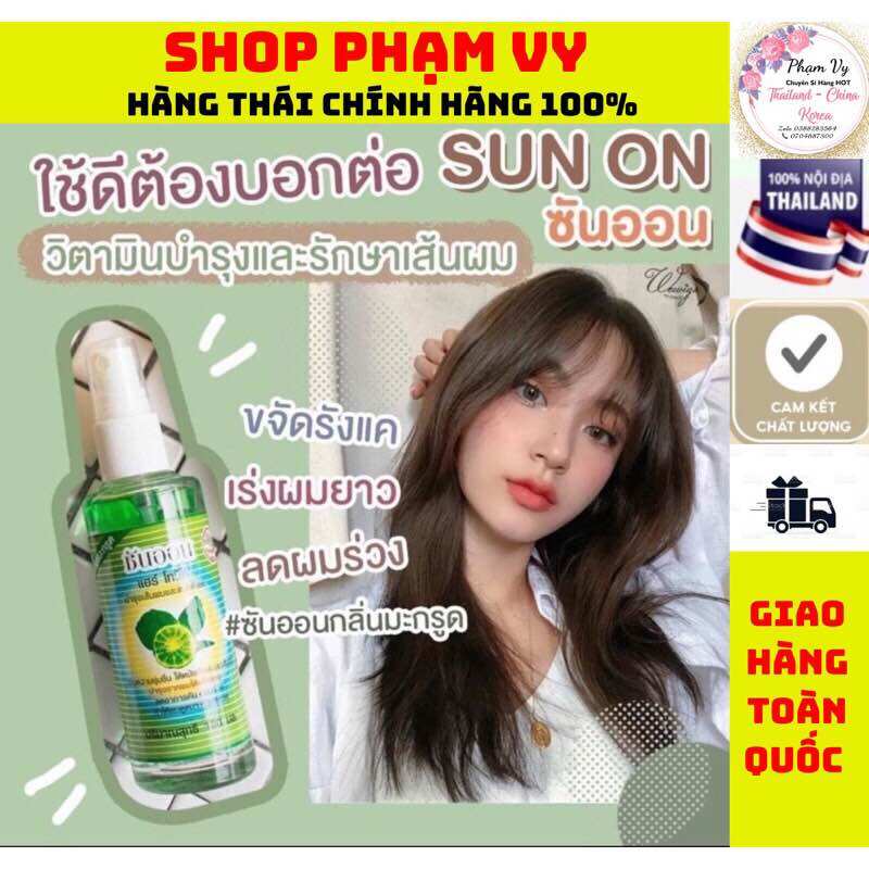 Xịt mọc tóc , giảm rụng tóc bưởi thái lan