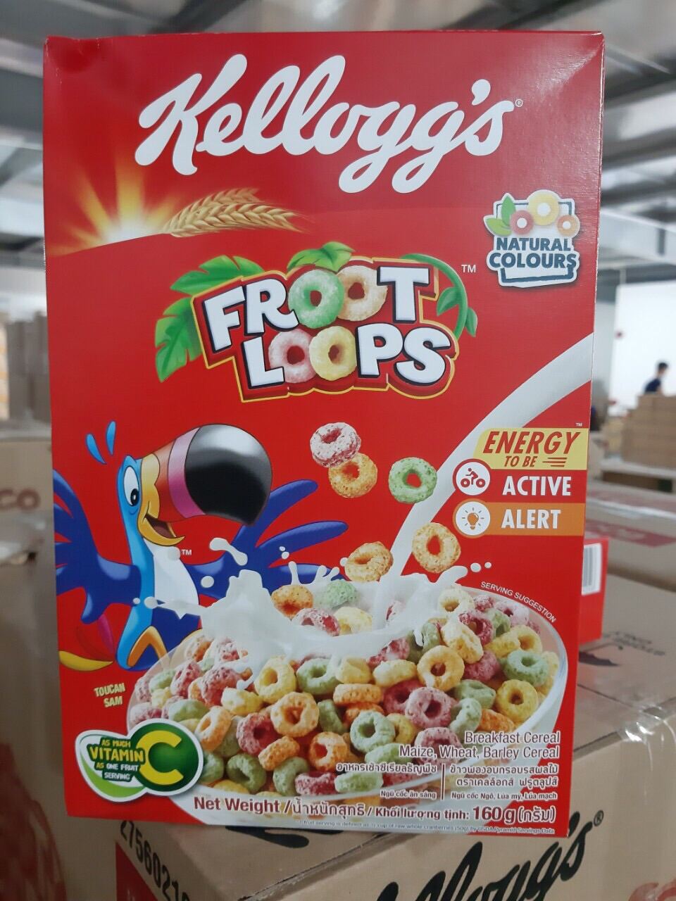 Ngũ cốc ăn sáng Kellogg s Froot Loops 150g