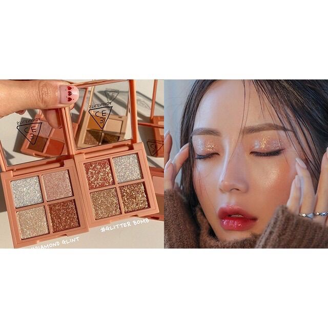 Phấn Mắt 4 Màu Siêu Lung Linh 3CE Mini Multi Eye Color Palette