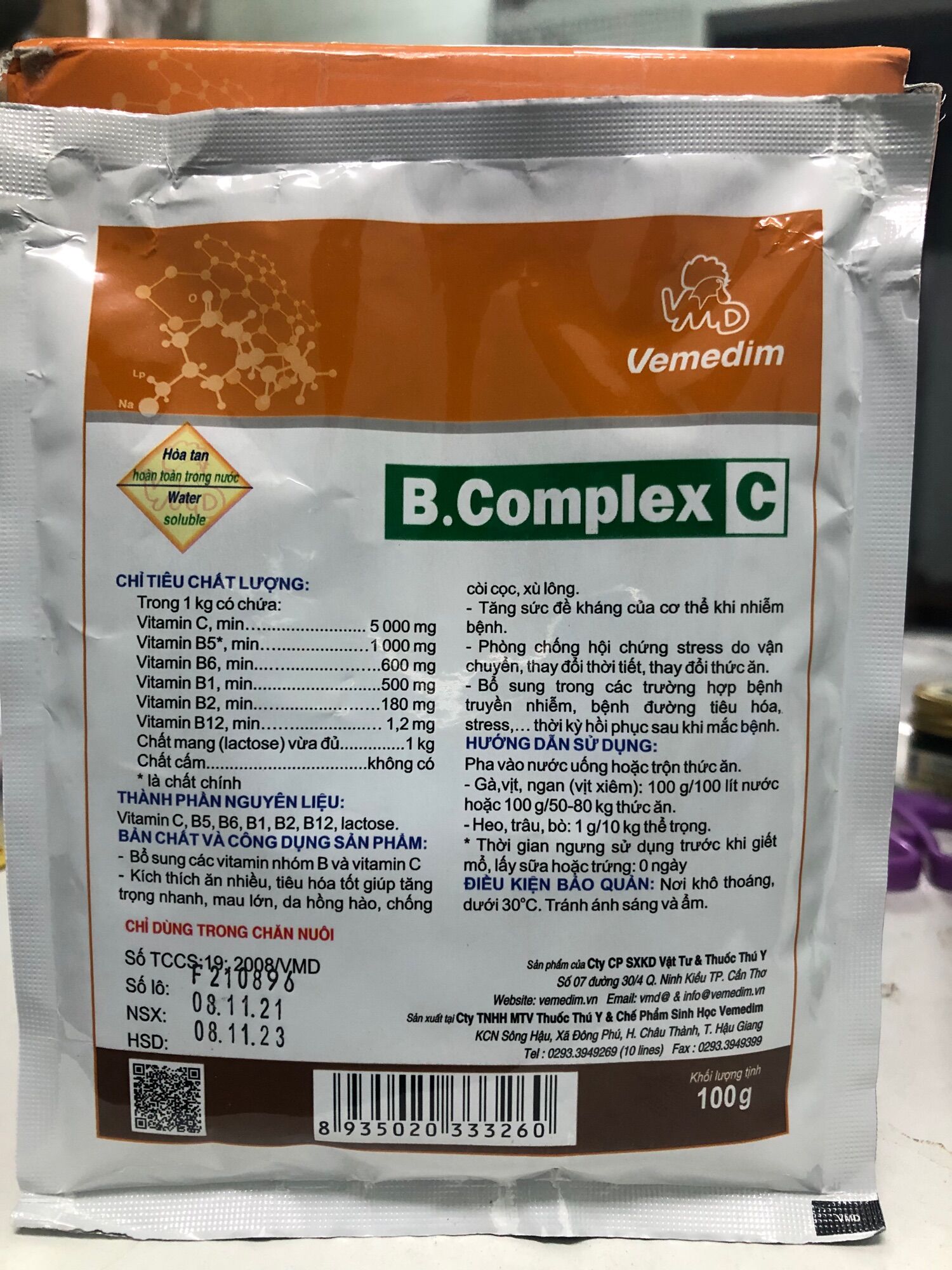 B complex C tăng đề kháng
