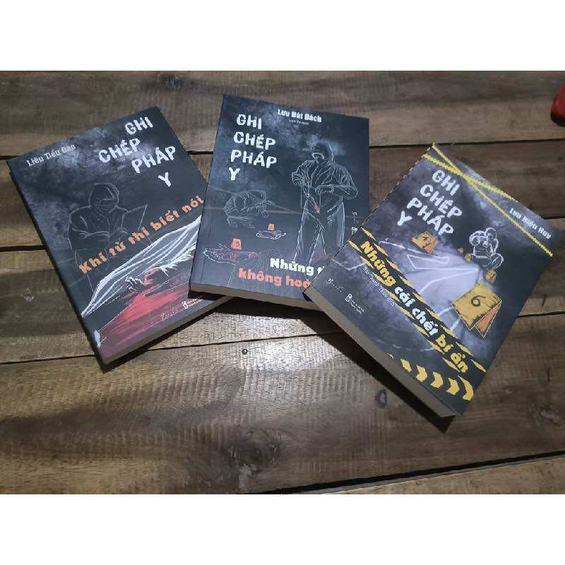 Combo 3 tập ghi chép pháp y