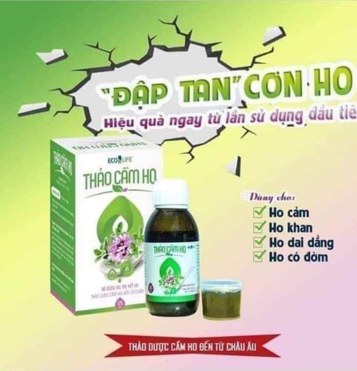 Siro tiêu đờm hết ho bổ phế Cầm Ho