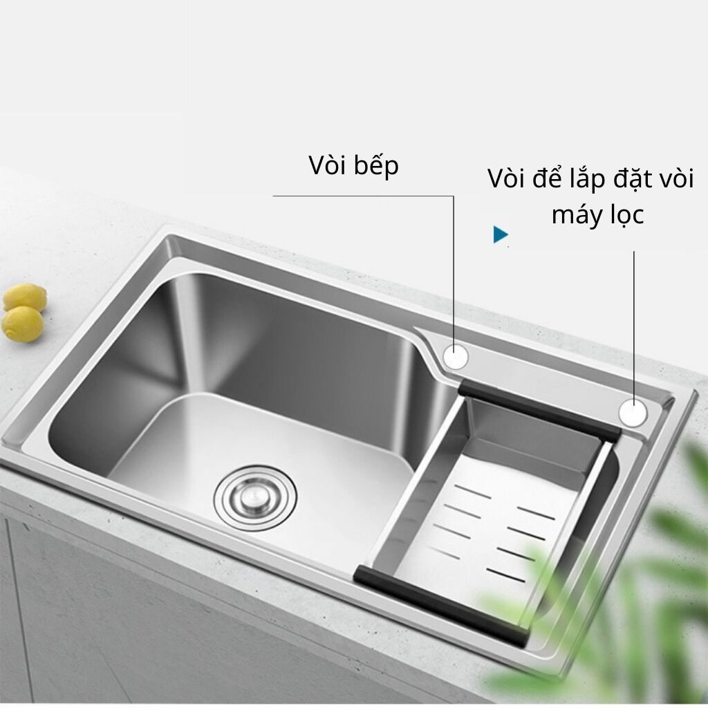 Vòi máy lọc nước RO inox 304 cao cấp.