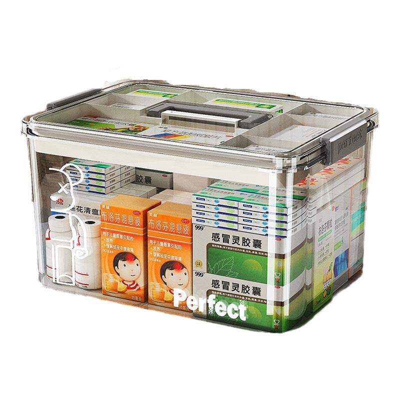 Family Medicine Storage Box Large Capacity Multi-layer Giá 107,000 Đồng*Miễn phí vận chuyển