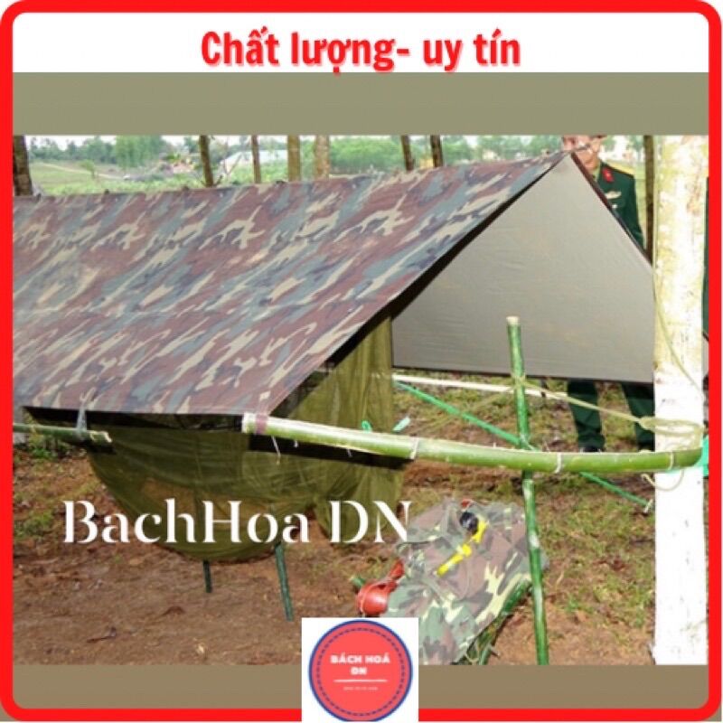 Combo 5 tấm Tăng che mưa, tấm bạt che mưa rằn ri cao cấp 3,2mx1,8m