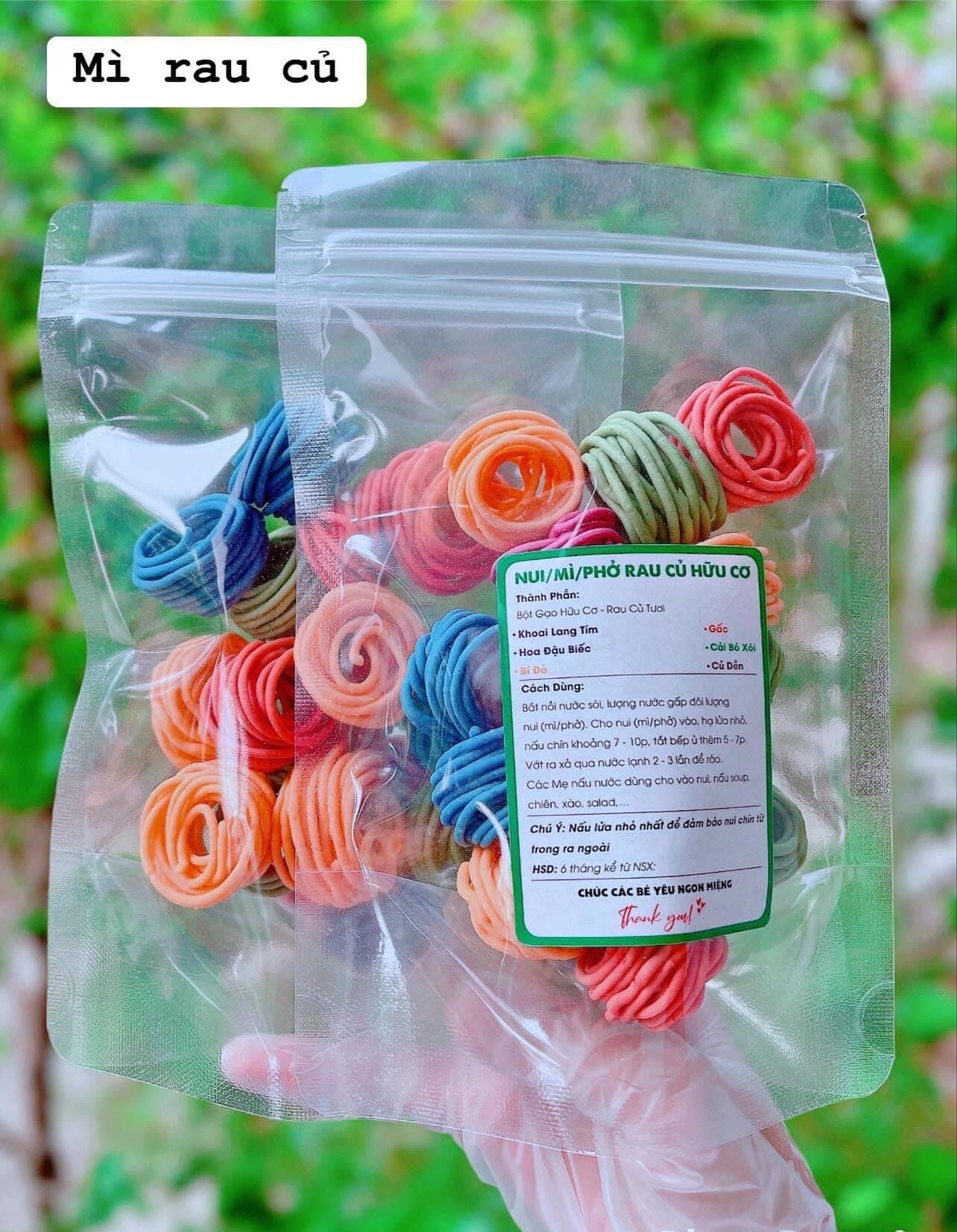 100g mì/phở / nui hữu cơ handmade cho bé ăn dặm
