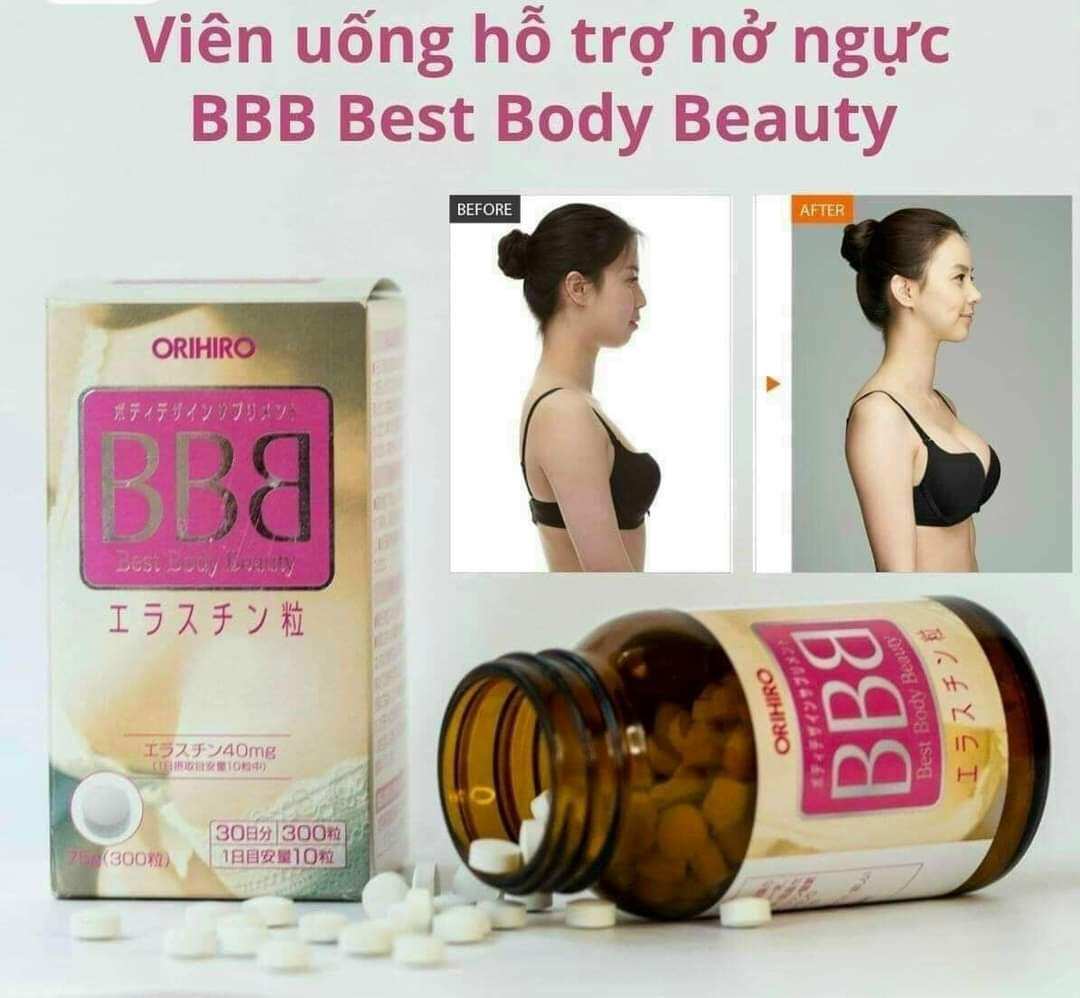 Viên uống Hỗ trợ Săn Chắc Nở Ngực BBB Best Beauty Body ORIHIRO