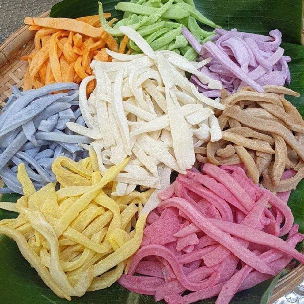 Mứt dừa non sợi mix đủ vị 500g (Mứt dừa non nhà làm)