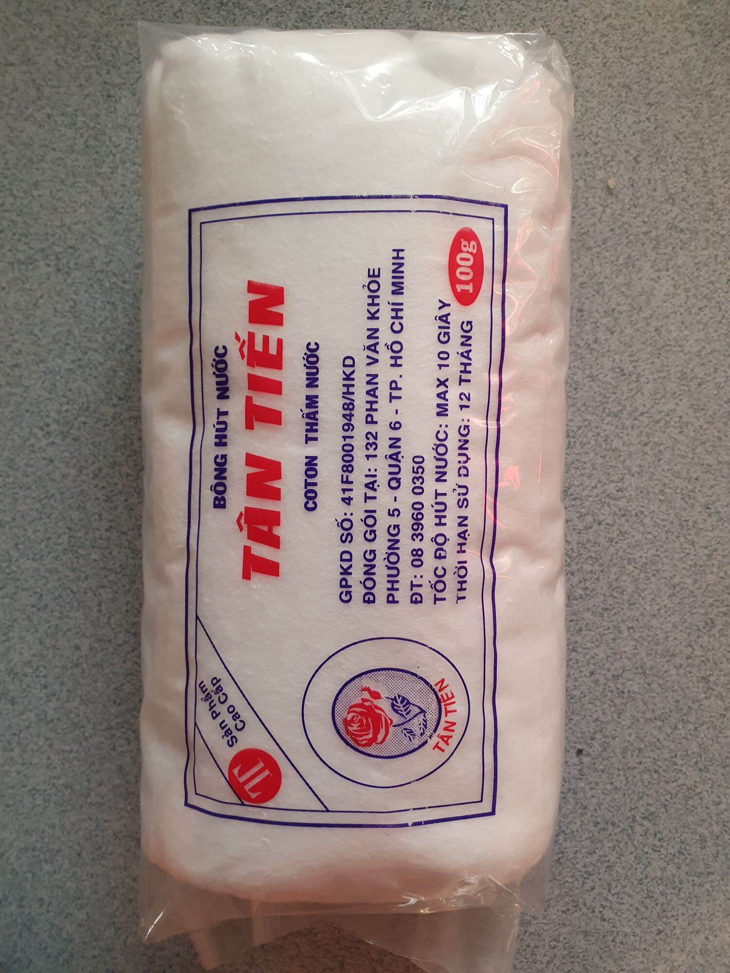 Sản phẩm cao cấp - bông hút nước tân tiến - bịch 100g.