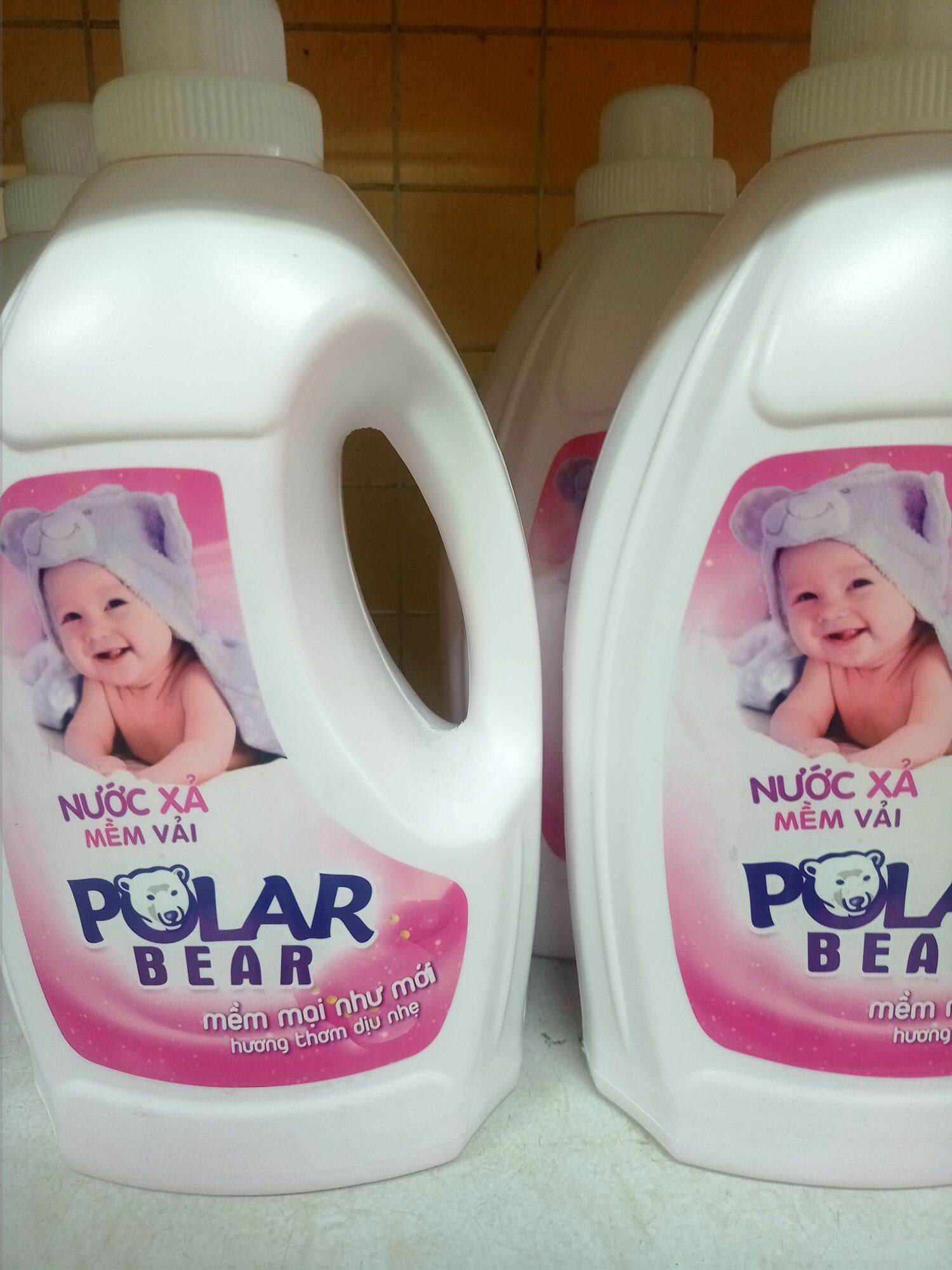 (CHÍNH HÃNG) NƯỚC XẢ VẢI POLAR BEAR DƯỠNG VẢI MỀM MỊN