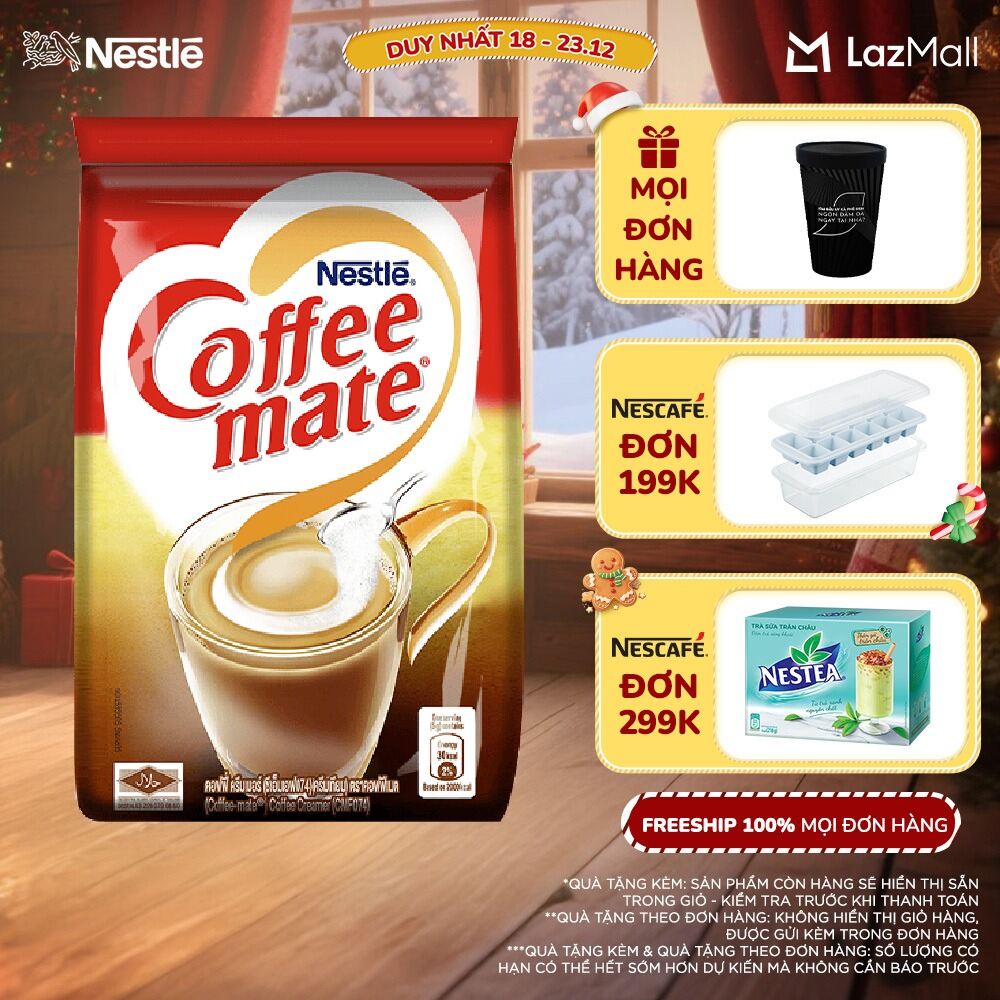   FREESHIP TOÀN QUỐC  Bột kem Nestle Coffee Mate  453.7g  