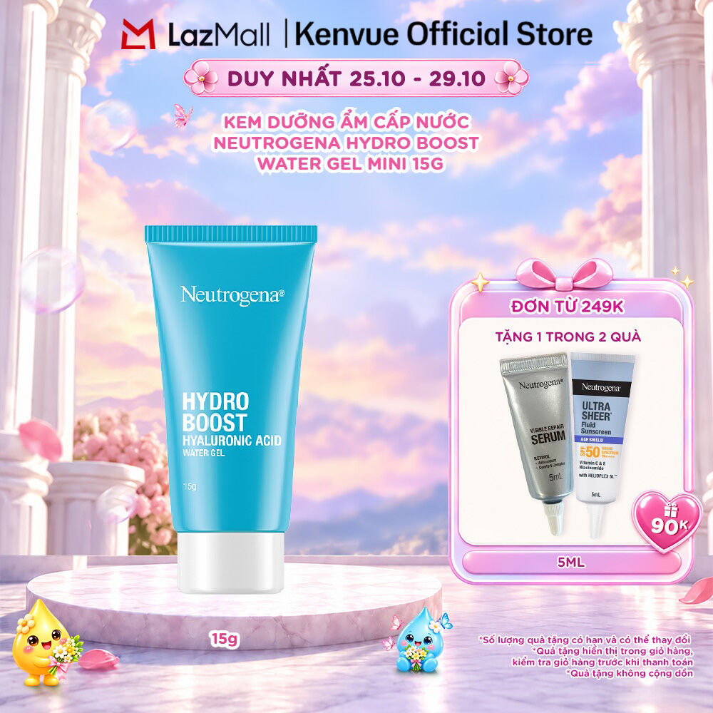 Kem dưỡng ẩm cấp nước Neutrogena® Hydro Boost Hyaluronic Acid Water Gel Mini 15g