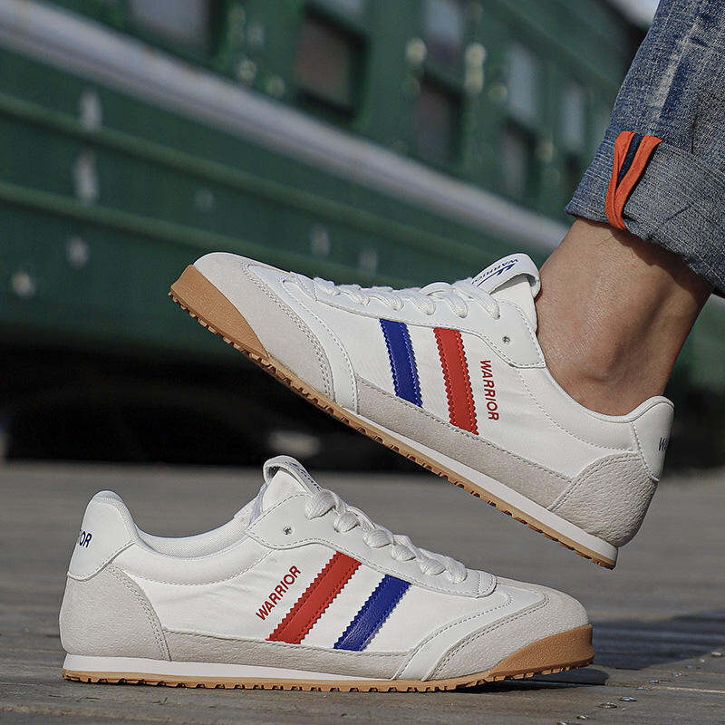 Giày Warrior Dexun Giày Trắng Thoáng Khí Mùa Xuân Hè Giày Nam Giày Nữ Giày Đế Bằng Giày Thường Ngày Giày Vải Bố Giày Chạy Bộ Chống Trượt