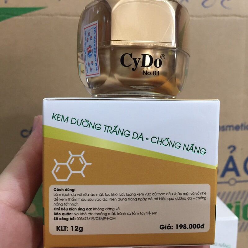 kem dưỡng trắng da cydo 12g đủ mẫu