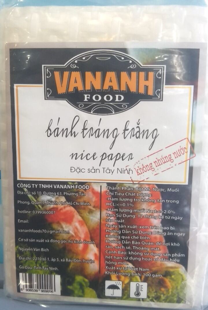 Bánh tráng cuốn không nhúng nước đặc sản Tây Ninh