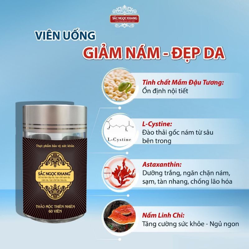 Viên uống sắc ngọc khang++( hộp 60 viên)