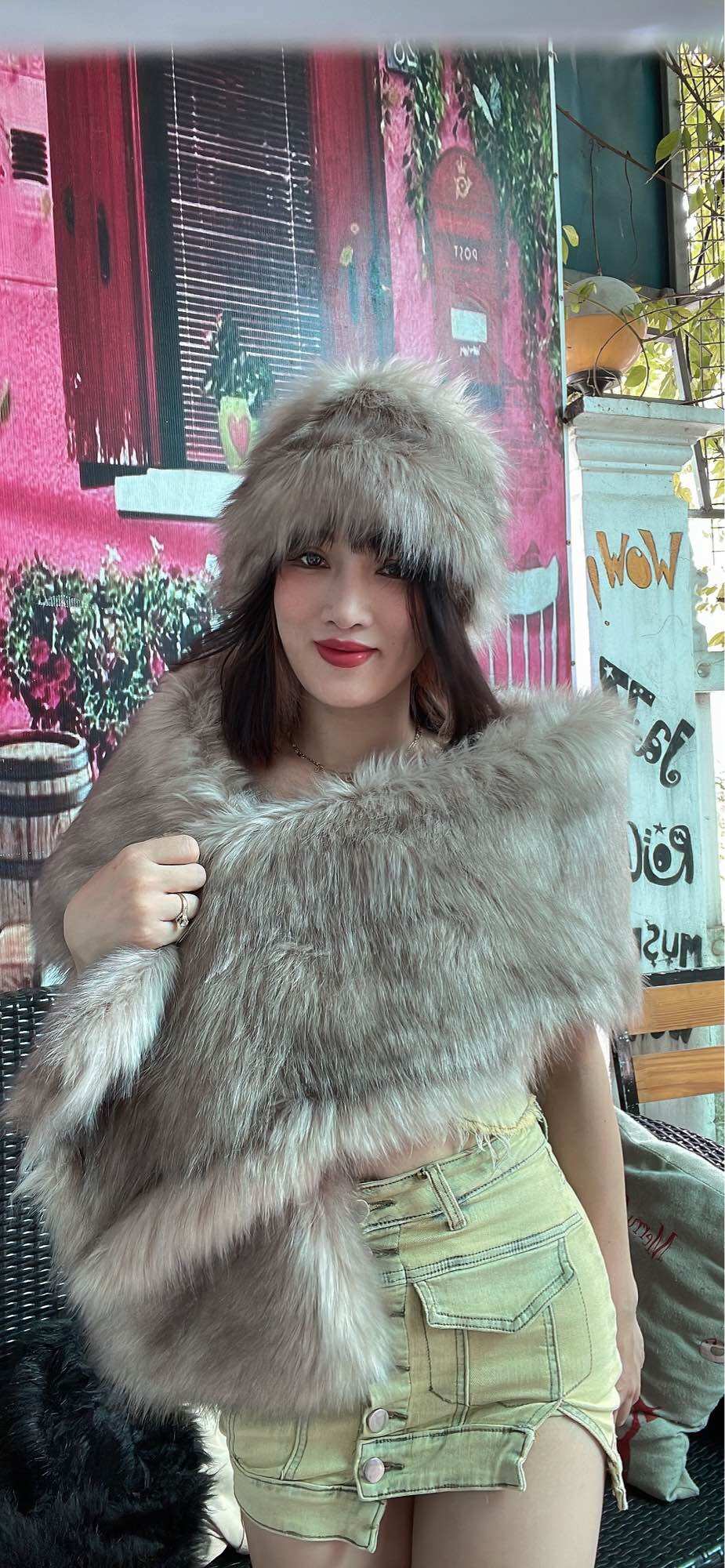 Mũ lông cho nữ