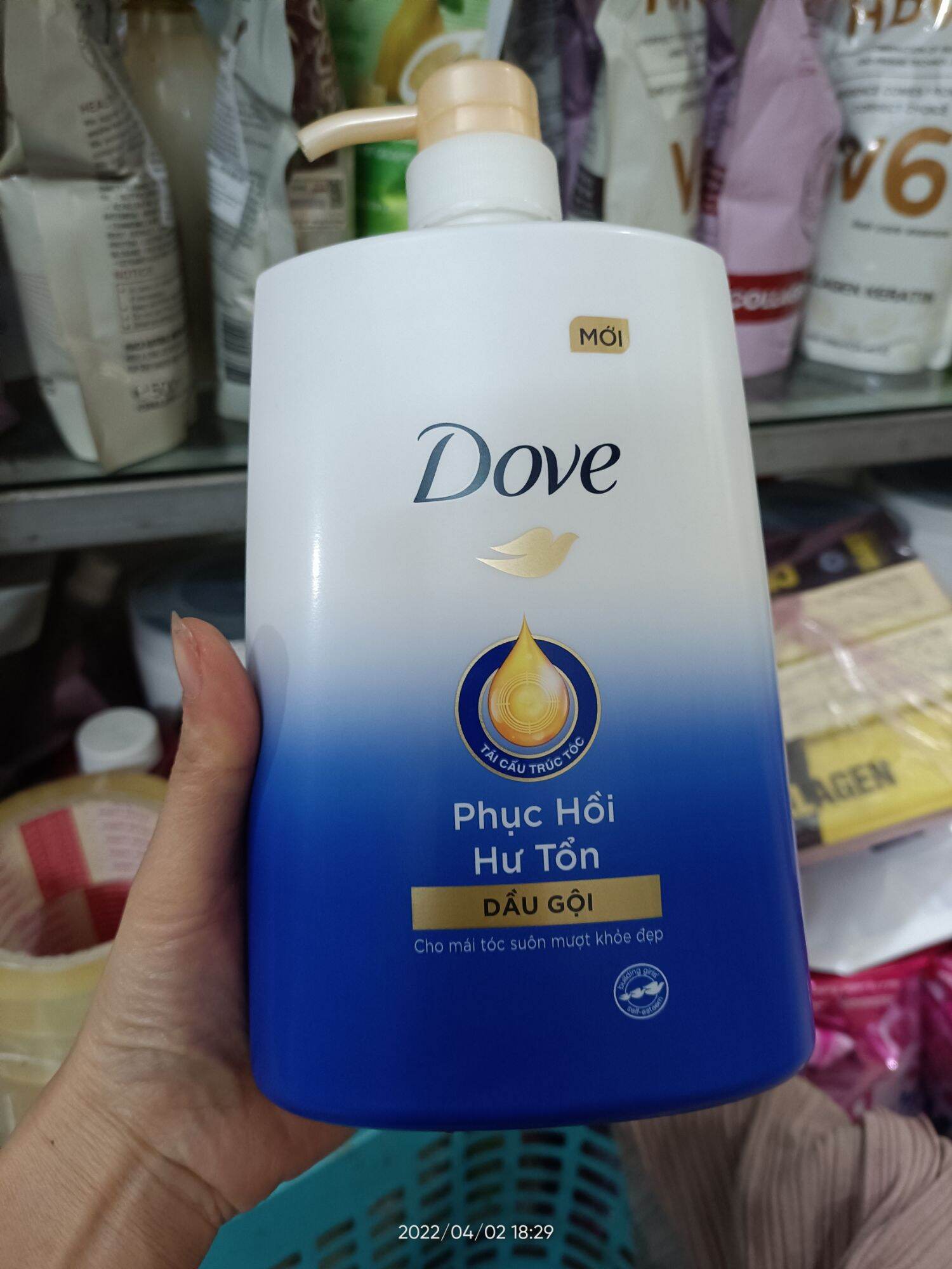 Dầu gội dove 880g