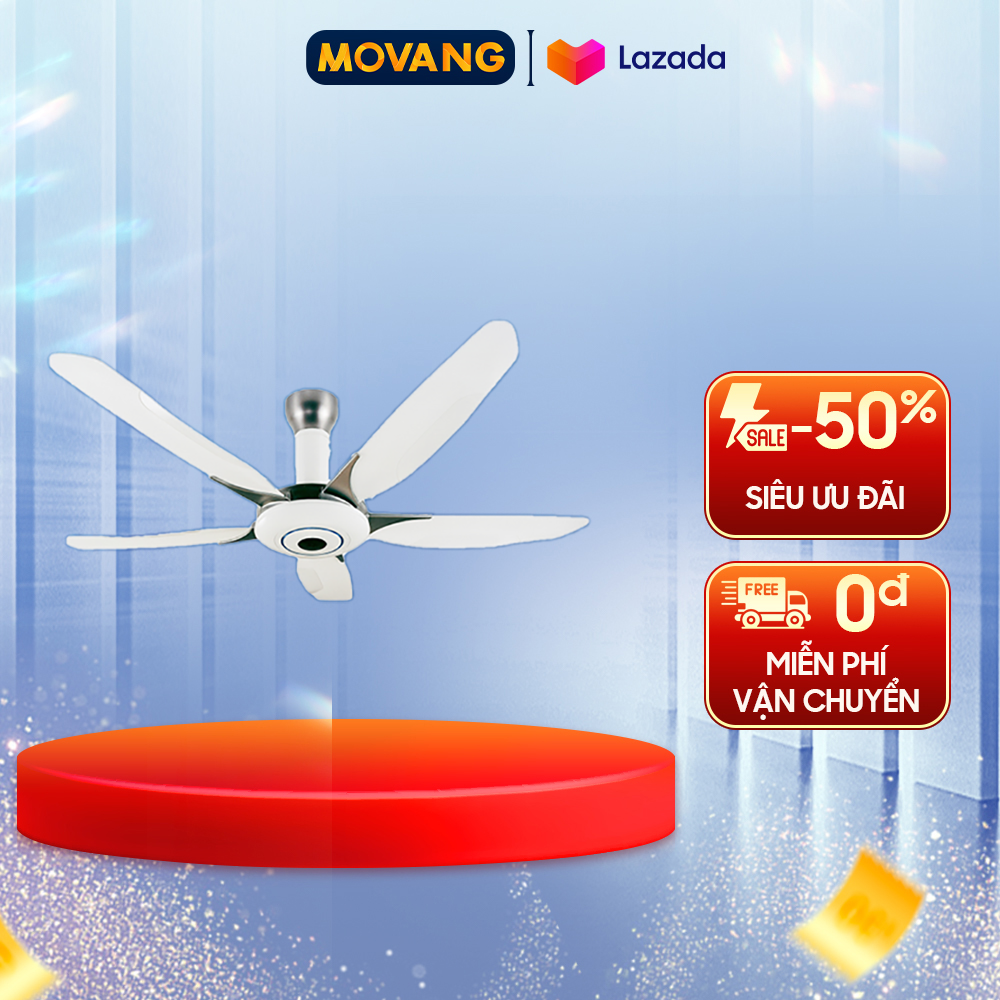 [GIAO TẠI HCM] - Quạt Trần PANASONIC F-60WWK - 5 Cánh - Công suất 76W