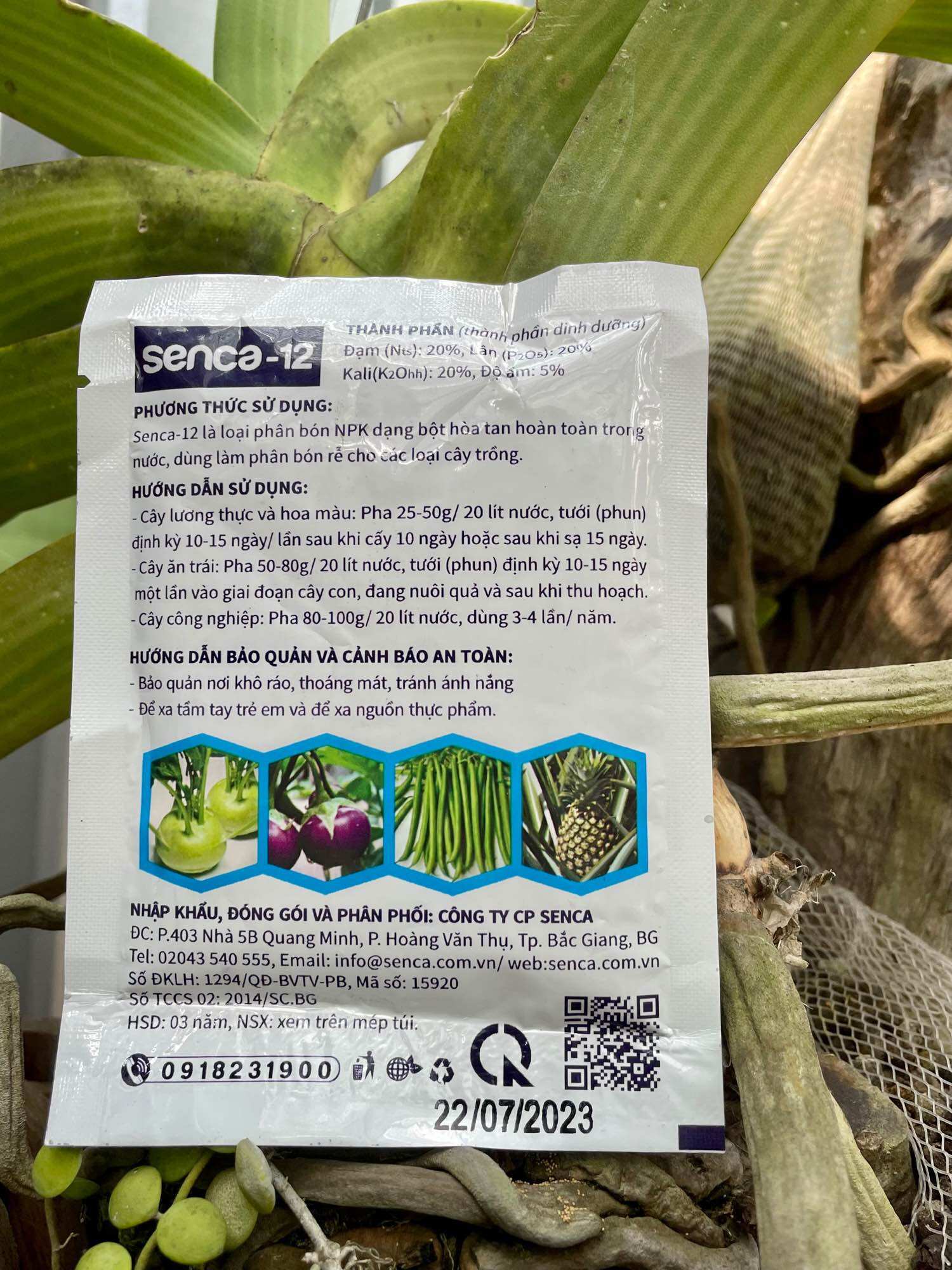 NPK 20.20.20 SIÊU TO TRÁI - ĐẸP TRÁI_ 25gr