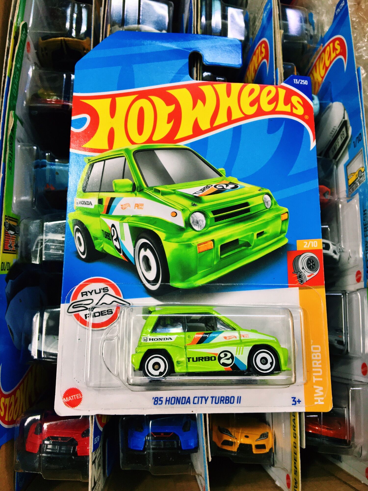 Xe mô hình hot wheels tỉ lệ 1:64 "85 honda city turbo ii "