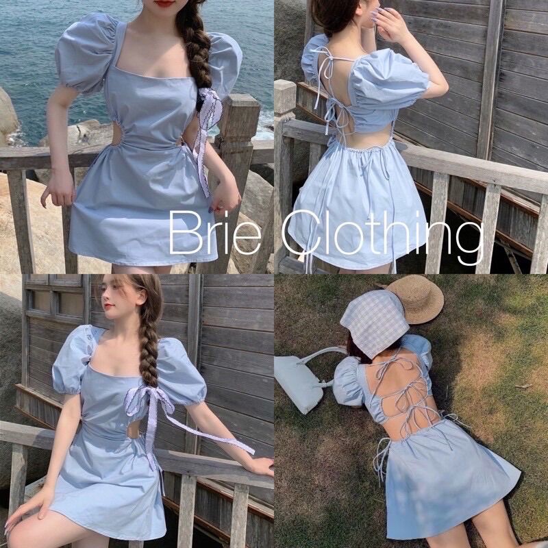Váy cutout hở lưng