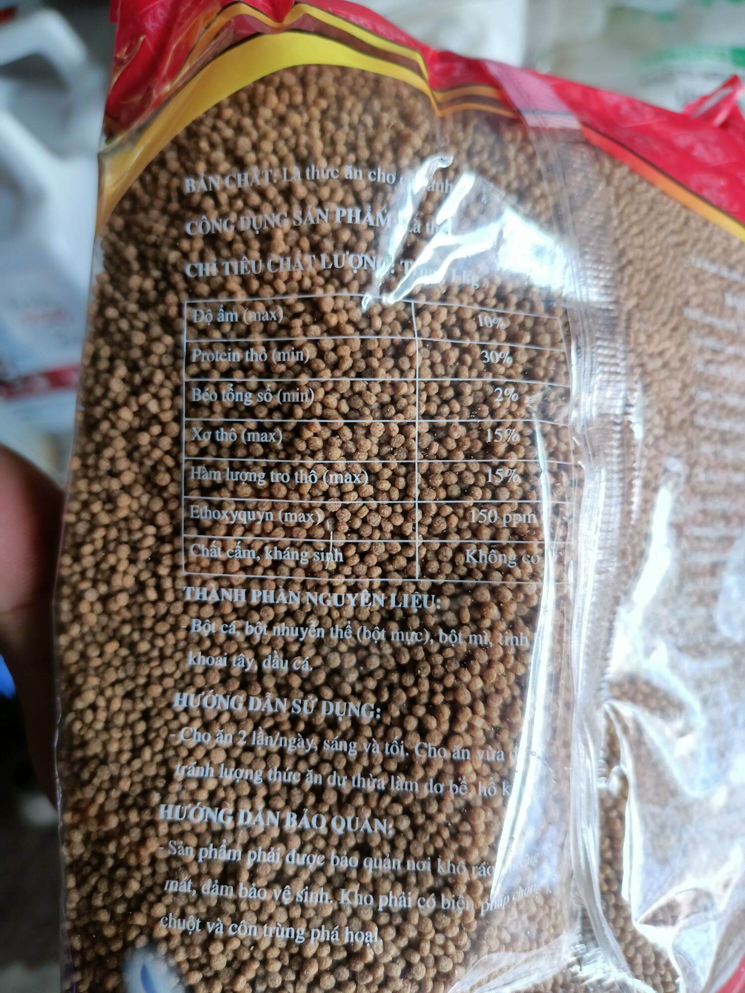 Thức ăn cho cá kaokui túi 500g , thức ăn cho cá , thức ăn cá koi , cám cho cá koi