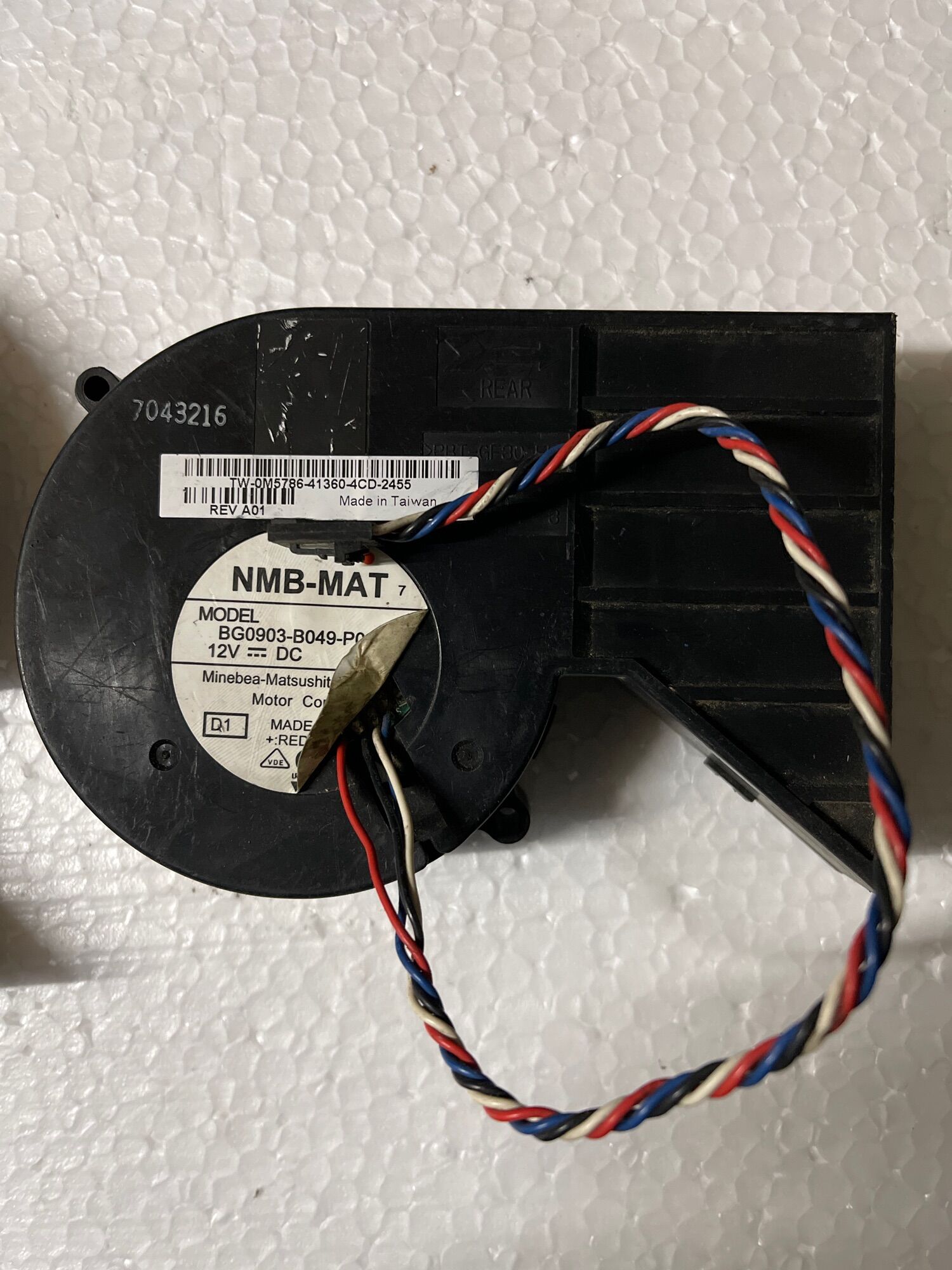 Fan Ốc Sên Fan 12V Ly Tâm Fan (10x14Cm)