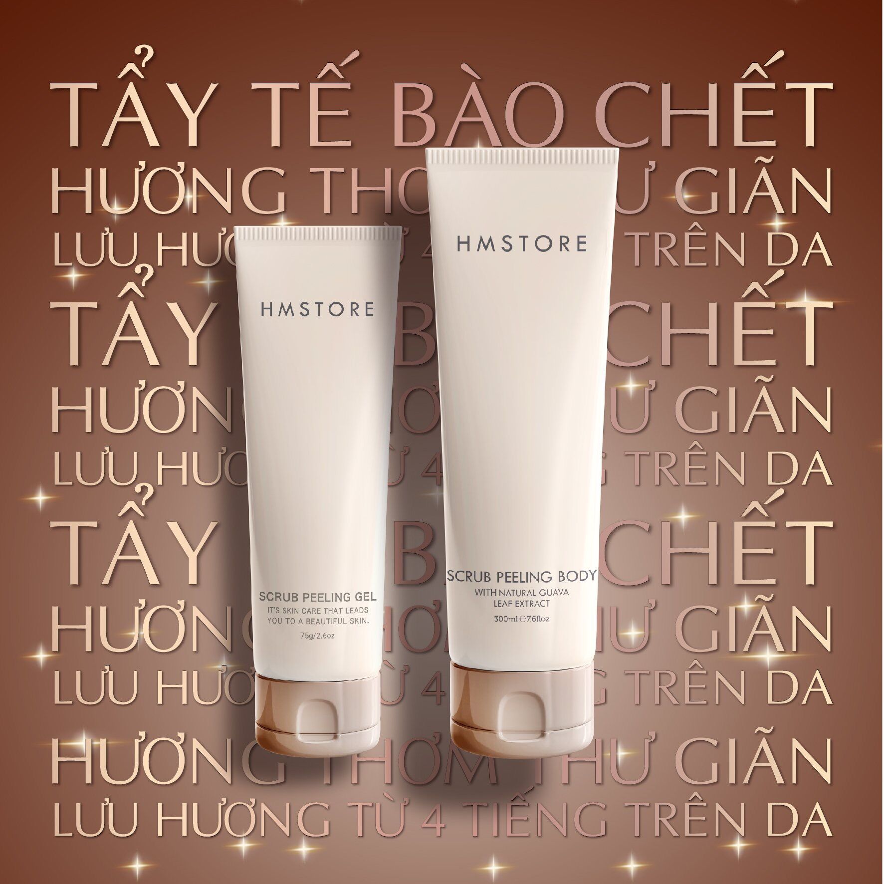 COMBO TẨY TẾ BÀO CHẾT FACE + BODY HM STORE