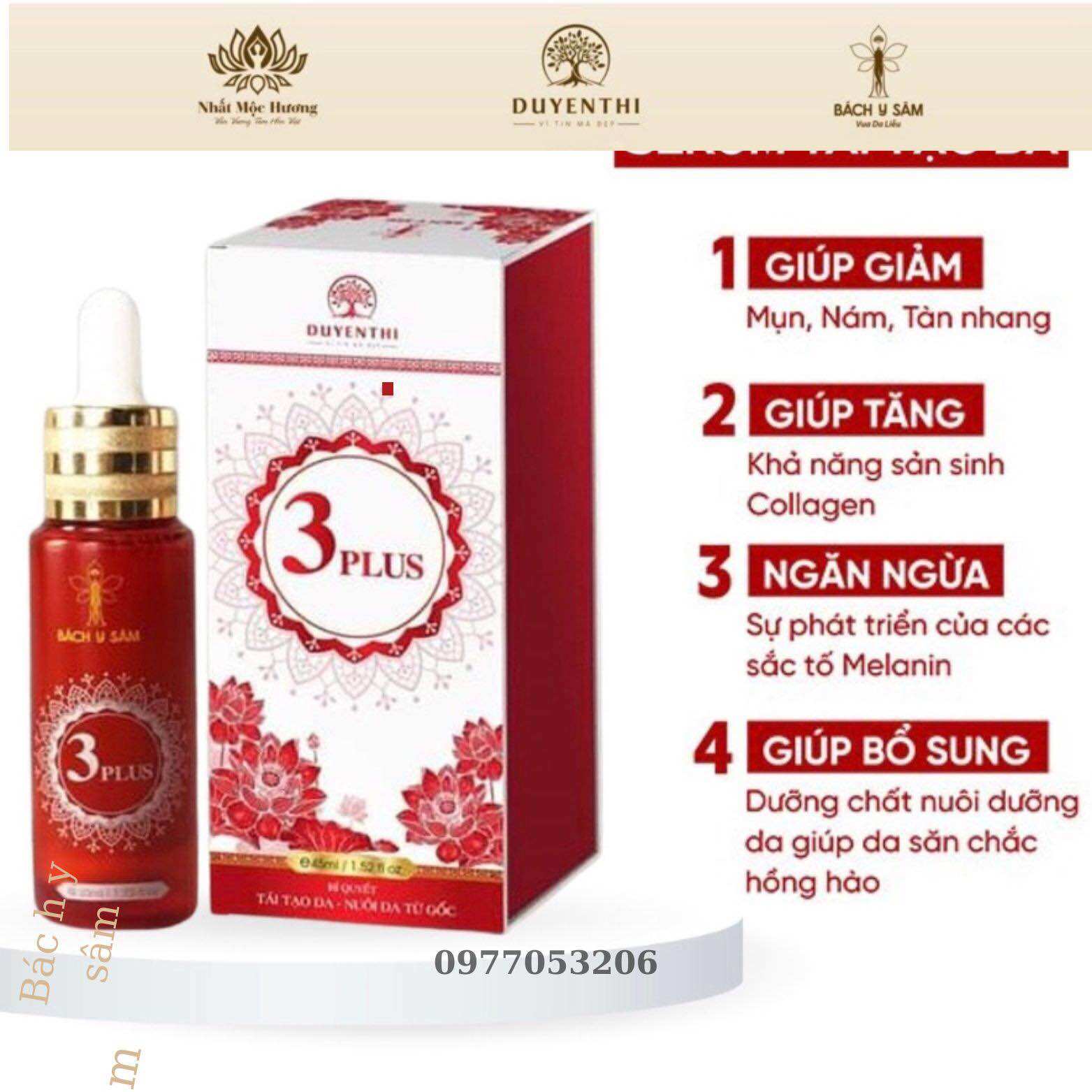 03PLUS ĐÁNH BAY NÁM TÀN NHANG ĐỒI MỒI 30ml CỦA BẠCH Y SÂM bl57