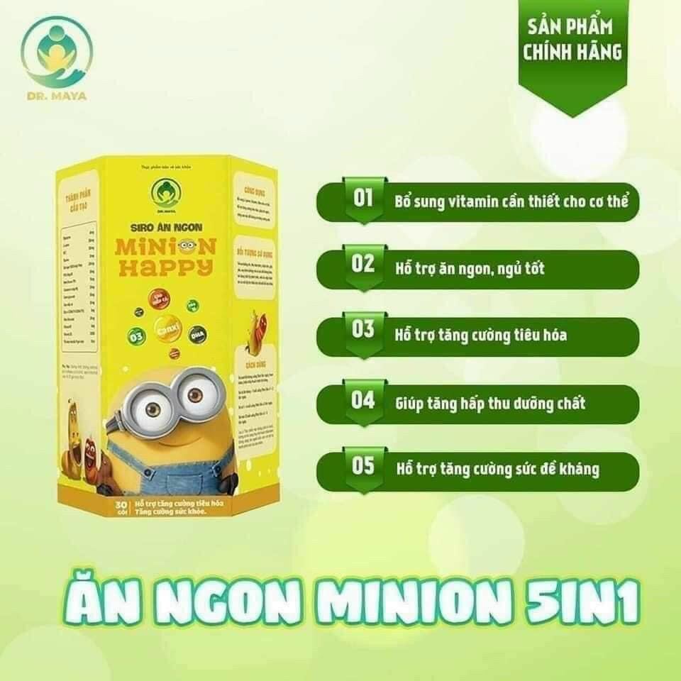 Siro ăn ngon Minion Happy 5in1 (10gói)