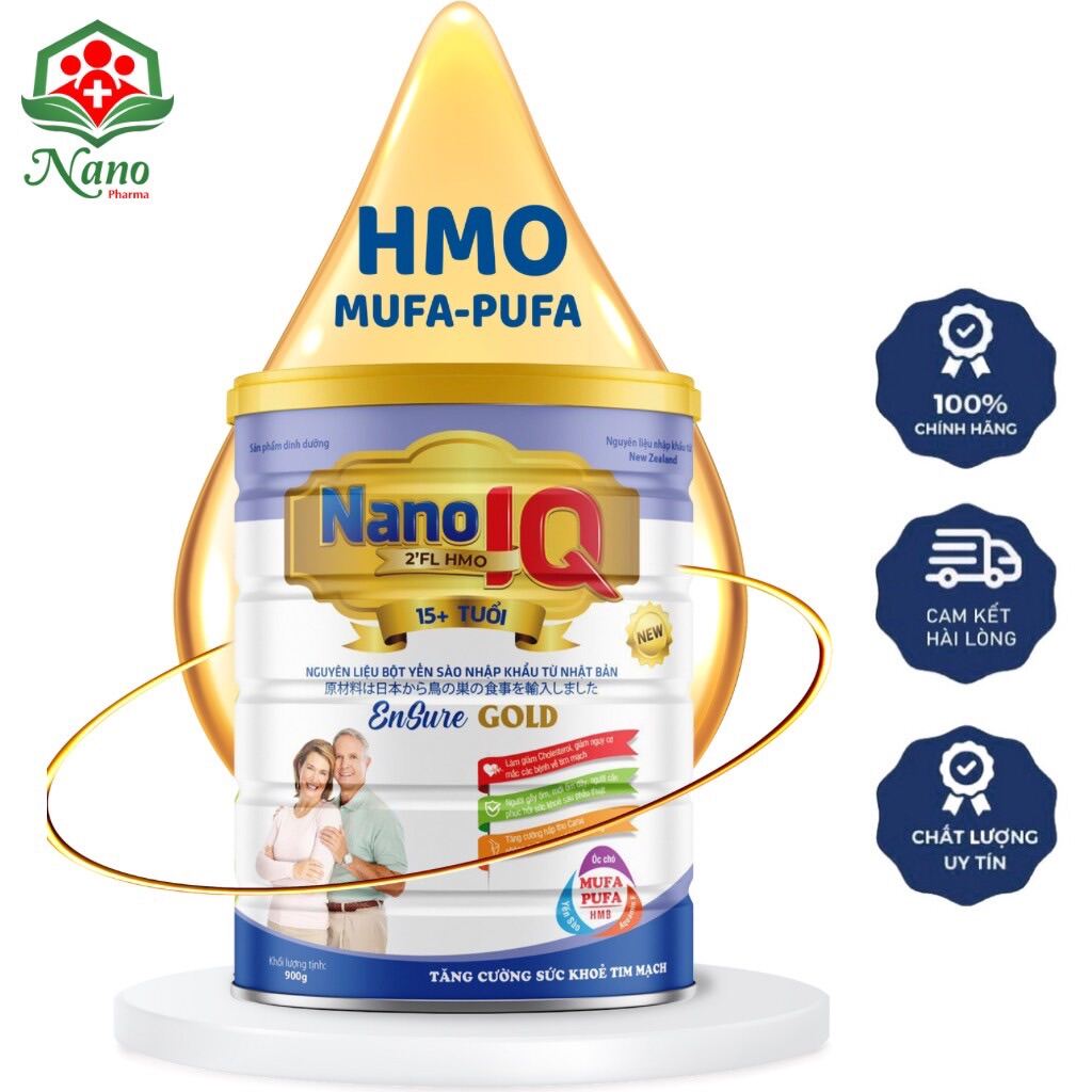 Sữa Nano IQ Sure Gold - 900g Dinh dưỡng đầy đủ và Cân đối (dành cho người trên 18 tuổi)