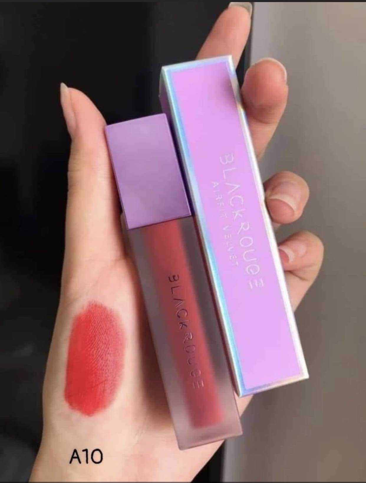 Son màu đỏ hồng đất Black Rouge A10