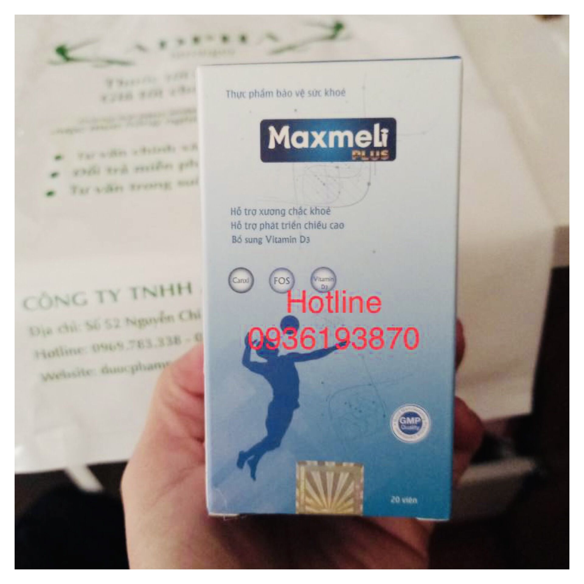 Maxmeli Plus Hỗ trợ tăng chiều cao