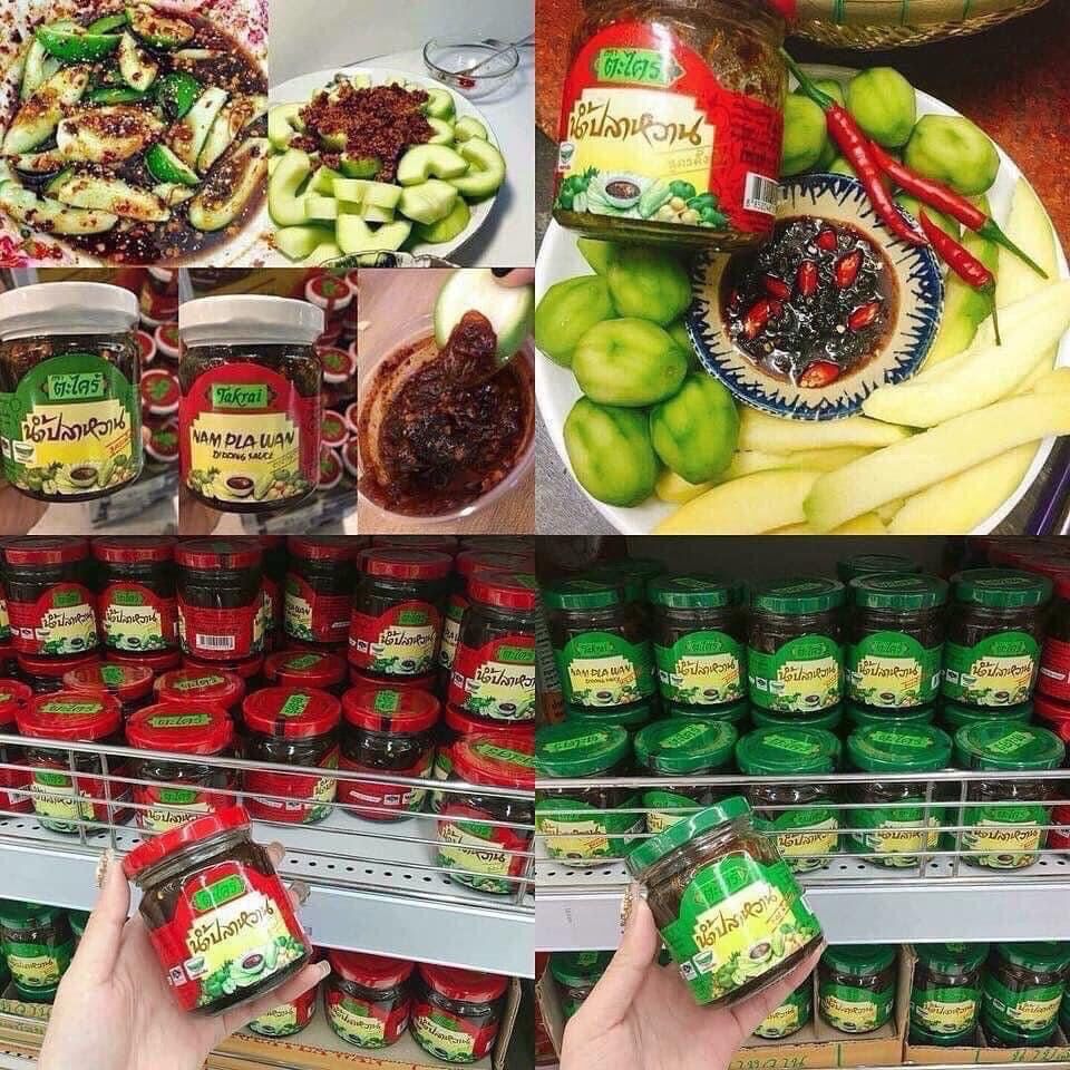 mắm ruốc chấm trái cây thái lan