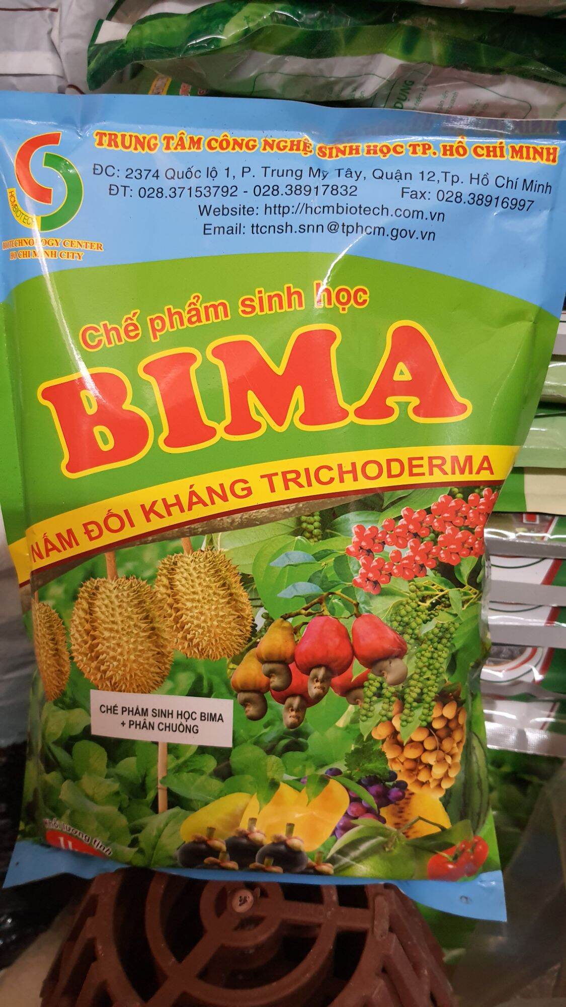CHẾ PHẨM SINH HỌC tricoderma ngừa nấm, ủ phân - gói 1kg.