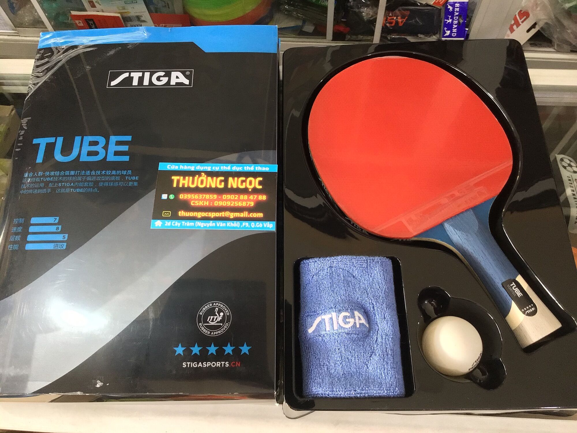 Vợt Bóng Bàn STIGA TUBE 5 Sao