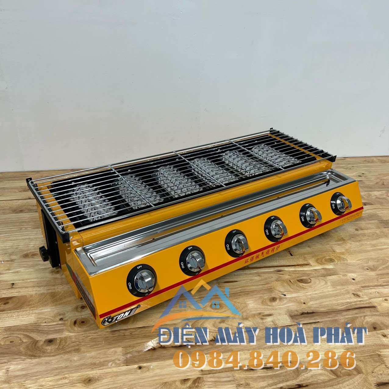 Bếp nướng BBQ bằng gas 6 đầu đốt ET-K233